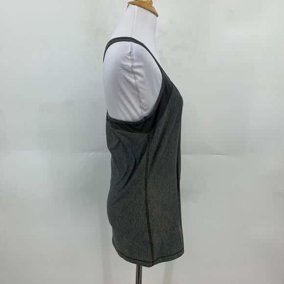 Under Armour Perforated Tank Top Womens M Medium Gray Racerback Stretch Shirt - Picture 4 of 8
